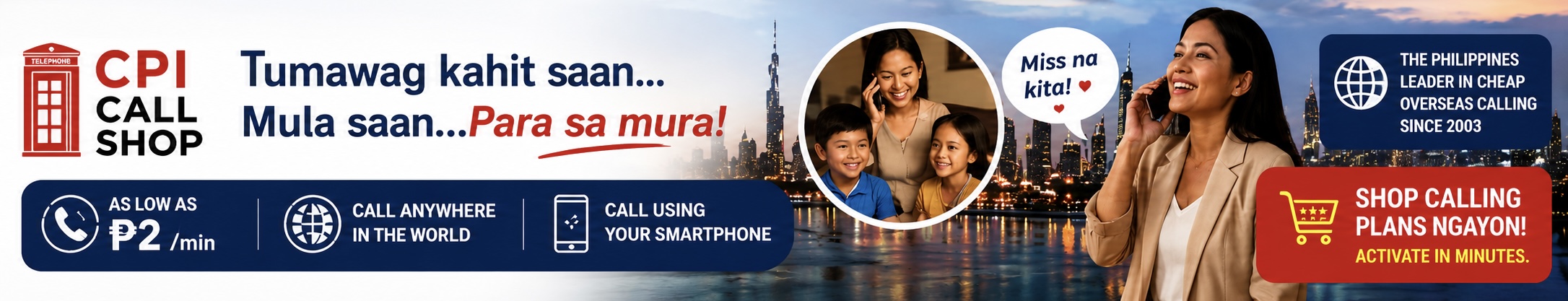 CPI Call Shop — Miss Na Kita — Tumawag Kahit Saan